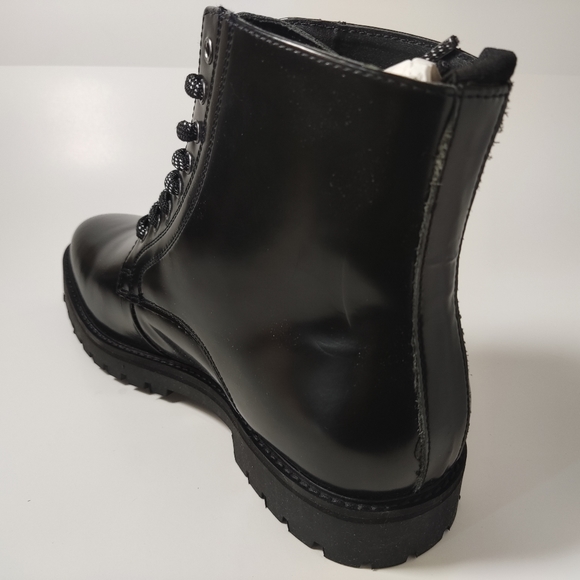 Silver Street London Combat Boots Size 9.5 - Picture 2 of 5